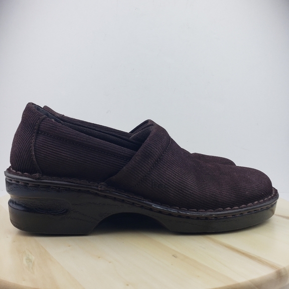 B.O.C. Corduroy Clog Shoes Women's Size 10M Brown Comfort Slip on Retro Boho - Picture 6 of 15